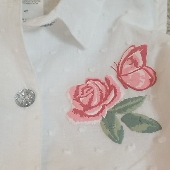 New 4T Nicole Miller Cold Shoulder Skort Set - Picture 5 of 5